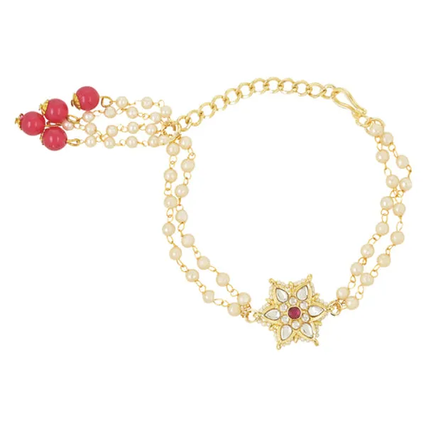 Elegant_Bhaiya_Bhabhi_Lumba_&_Pearl_Rakhi_With_Roli_Chawal_&_Card