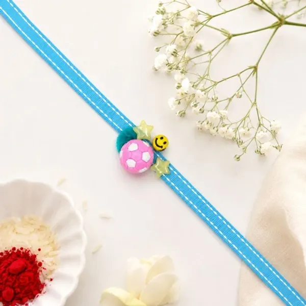 Football_Rakhi_with_Roli_Chawal_&_Rakshabandhan_Card