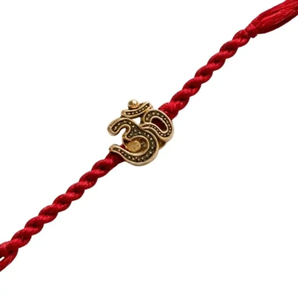 Om_Symbol_Rakhi_with_Roli_Chawal_&_Rakshabandhan_Card