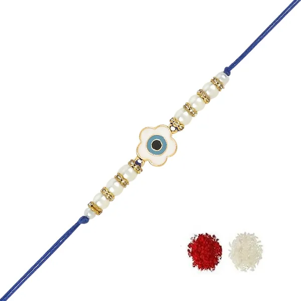 Red_And_Green_Thread_Beaded_Rakhi_For_Raksha_Bandhan_For_Brother
