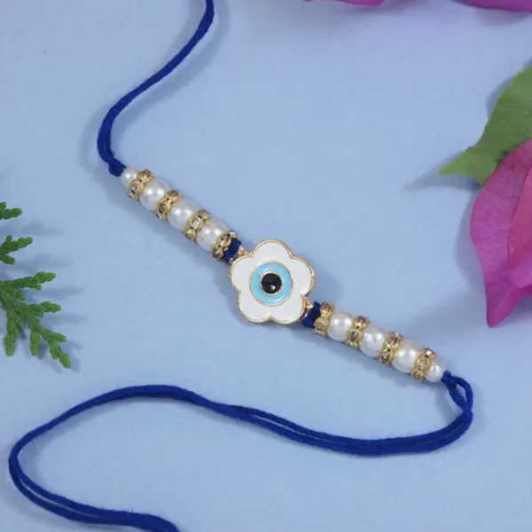 Red_And_Green_Thread_Beaded_Rakhi_For_Raksha_Bandhan_For_Brother