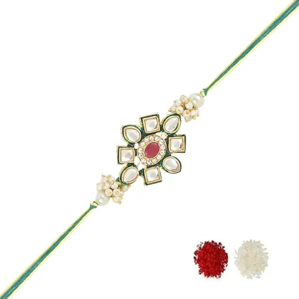 Beautiful_Pearl_Beads_Rakhi_with_Roli_Chawal_&_Card