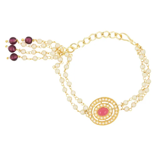 Elegant_Bhaiya_Bhabhi_Lumba_Pearl_&_Rakhi_With_Roli_Chawal_&_Card
