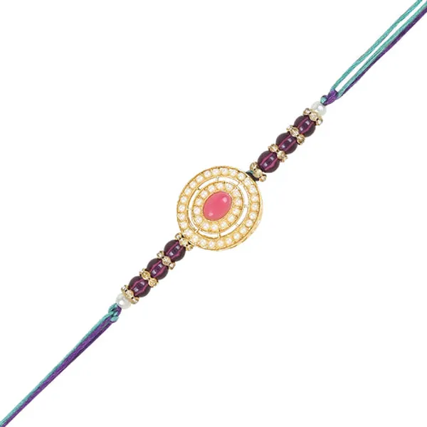 Elegant_Bhaiya_Bhabhi_Lumba_Pearl_&_Rakhi_With_Roli_Chawal_&_Card
