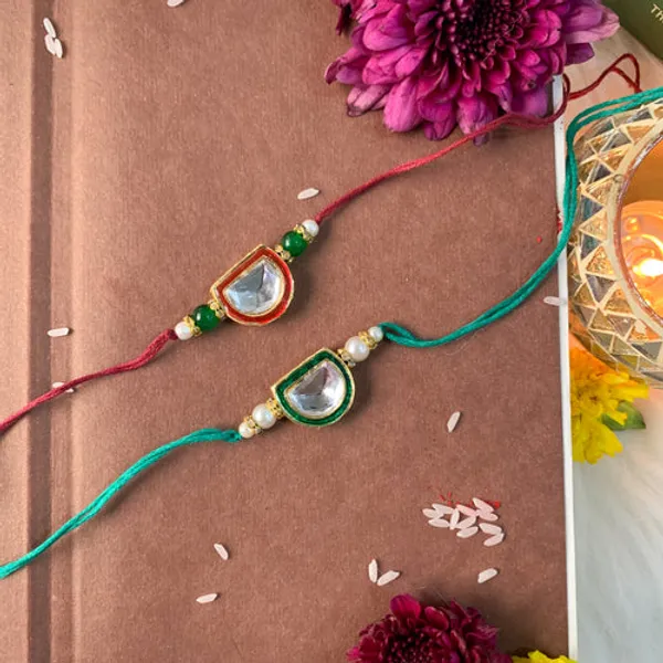 Dazzling_Pearl_Kundan_Stone_Rakhi_with_Roli_Chawal_&_Card_(Pack_of_2)