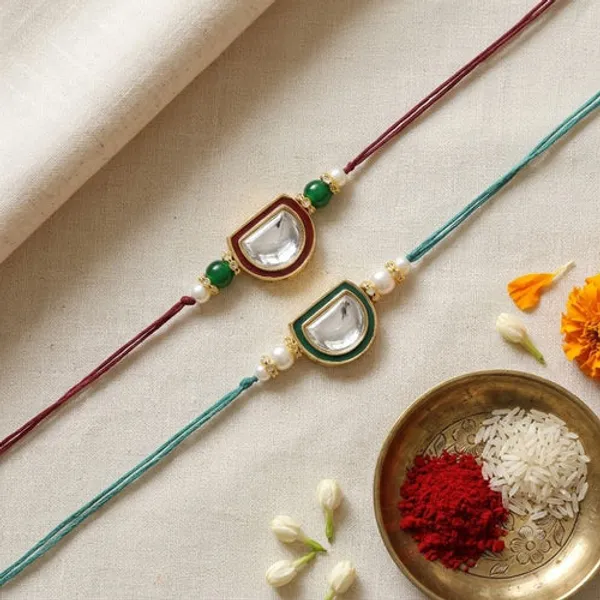 Dazzling_Pearl_Kundan_Stone_Rakhi_with_Roli_Chawal_&_Card_(Pack_of_2)