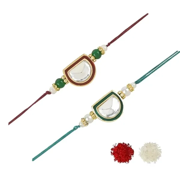 Dazzling_Pearl_Kundan_Stone_Rakhi_with_Roli_Chawal_&_Card_(Pack_of_2)