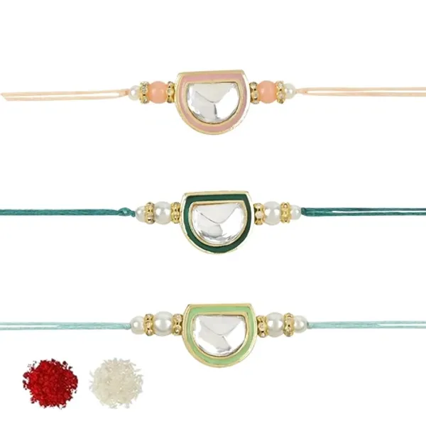 Dazzling_Pearl_Kundan_Stone_Rakhi_with_Roli_Chawal_&_Card_(Pack_of_3)