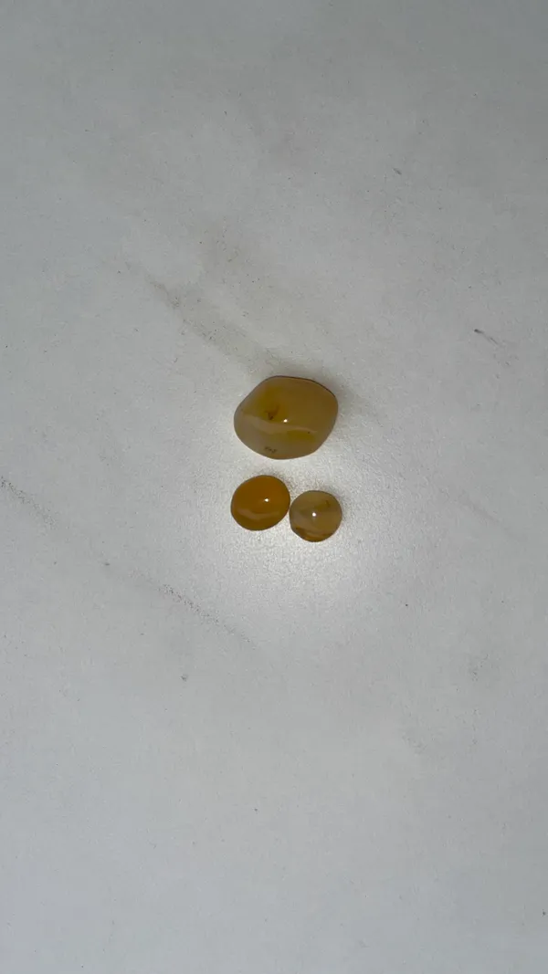 Yellow_Natural_Hakeek_Spiritual_Stone_For_Unisex