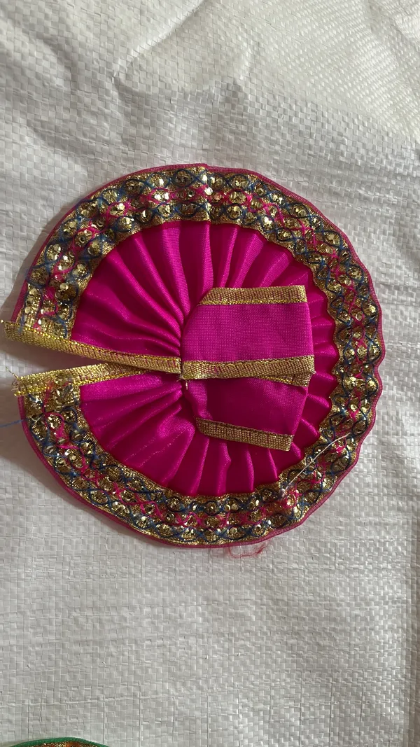 Pink_Art_Silk_Idol_Poshak_For_Laddu_Gopal_Idol