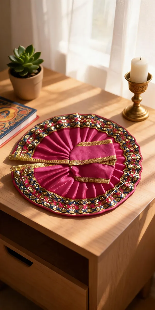 Pink_Art_Silk_Idol_Poshak_For_Laddu_Gopal_Idol