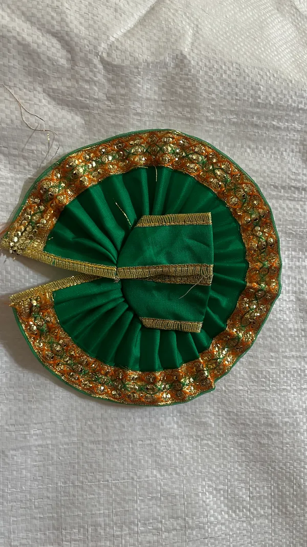 Green_Art_Silk_Idol_Poshak_For_Krishna_Idol
