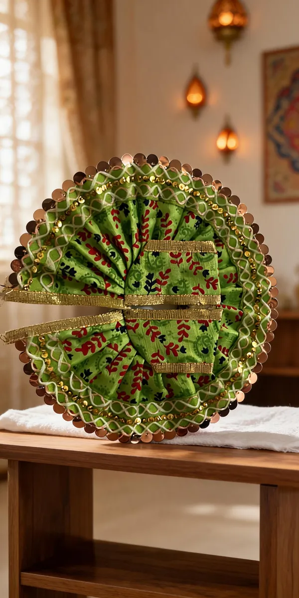 Green_Art_Silk_Idol_Poshak_For_Laddu_Gopal_Idol
