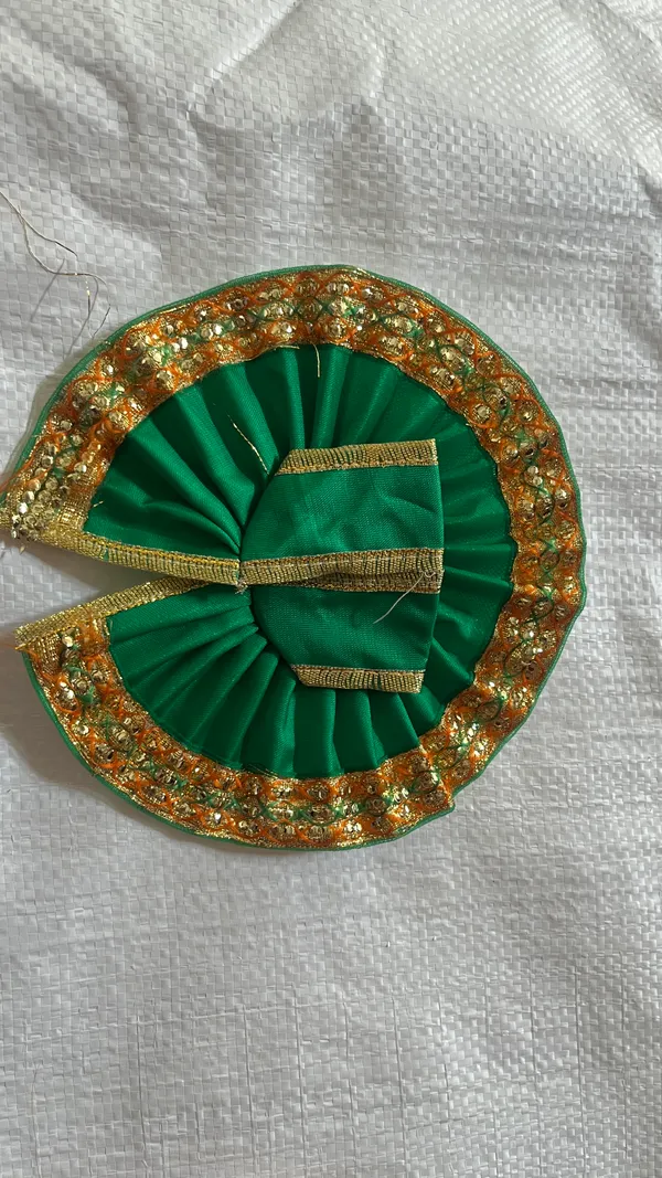 Green_Summer_Silk_Idol_Poshak_For_Laddu_Gopal_Idol