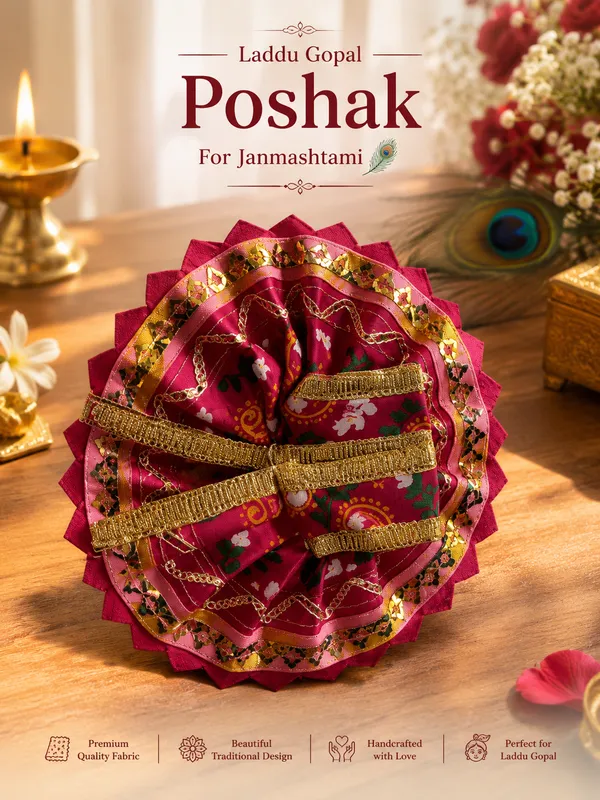 Pink_Art_Silk_Idol_Poshak_For_Laddu_Gopal_Idol