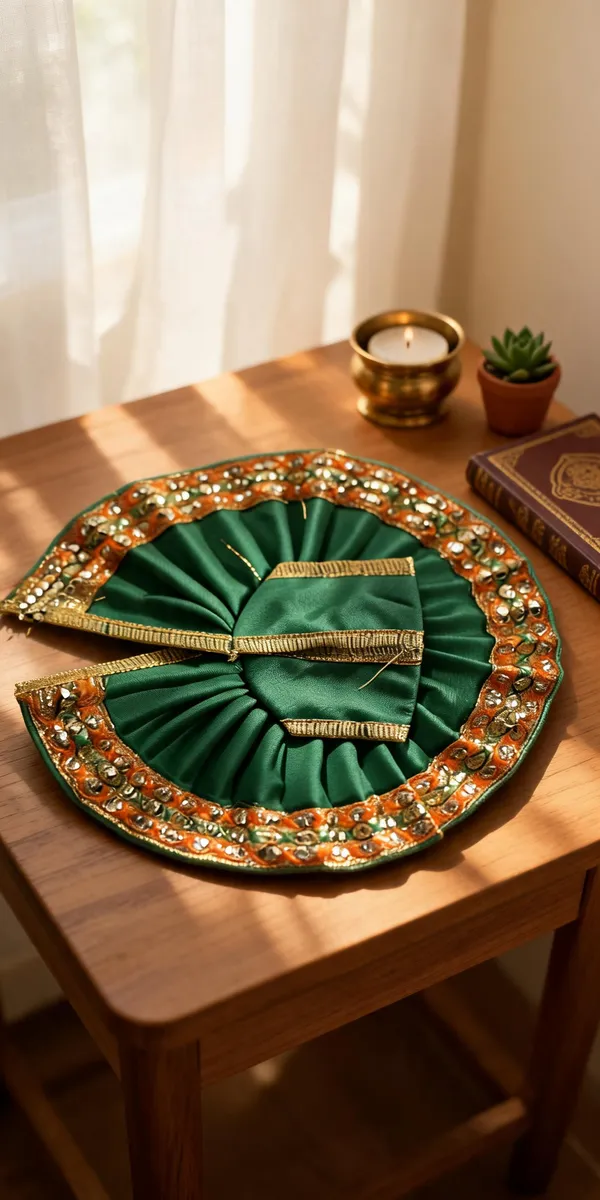 Green_Art_Silk_Idol_Poshak_For_Krishna_Idol