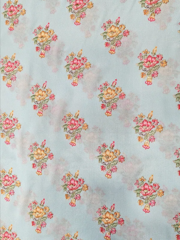 Ice_Blue_Chanderi_Silk_Fabrics_For_Women