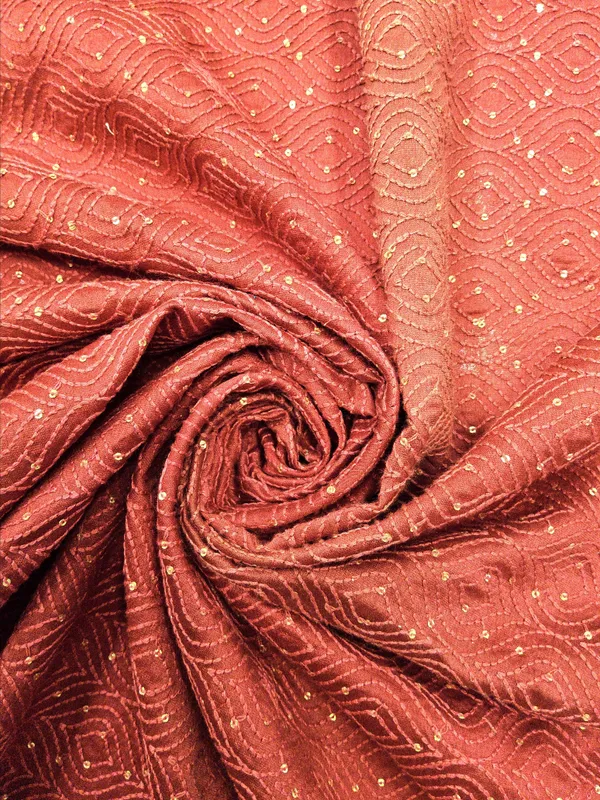 Red_Chanderi_Silk_Fabrics_For_Women