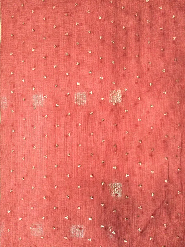 Deep_Red_Cotton_Chanderi_Fabrics_For_Women