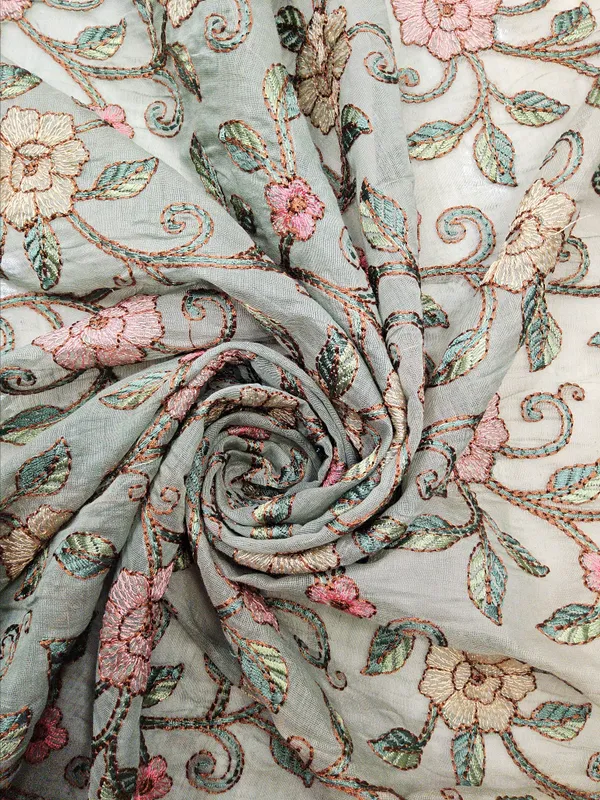 Mint_Green_Chanderi_Silk_Fabrics_For_Women