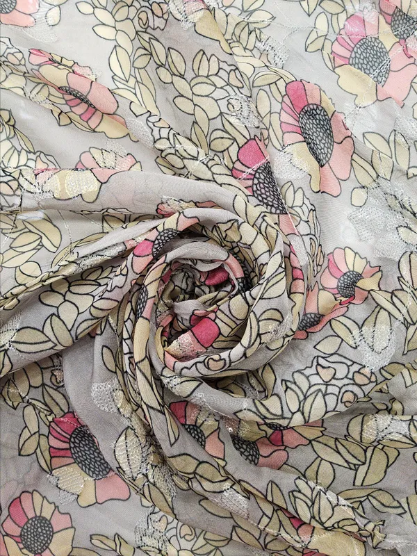 Light_Grey_And_Off_White_Organza_Fabrics_For_Women