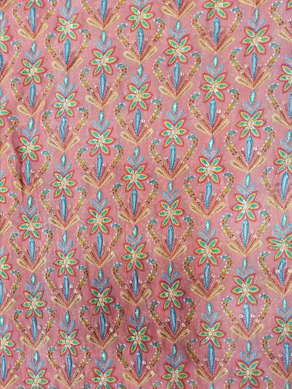 Coral_Pink_Georgette_Fabrics_For_Women