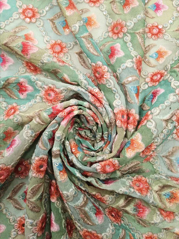 Mint_Green_Pure_Viscose_Georgette_Fabrics_For_Women