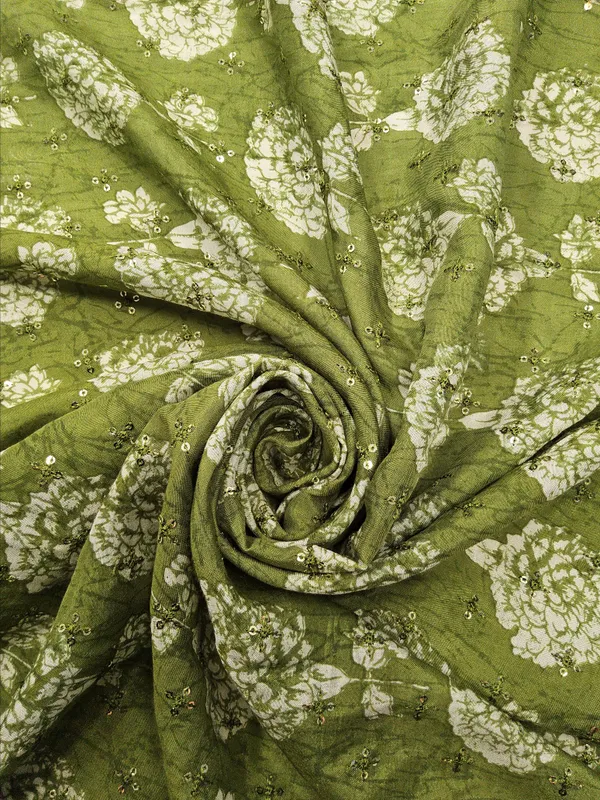 Pistachio_Green_Mul_Silk_Fabrics_For_Women