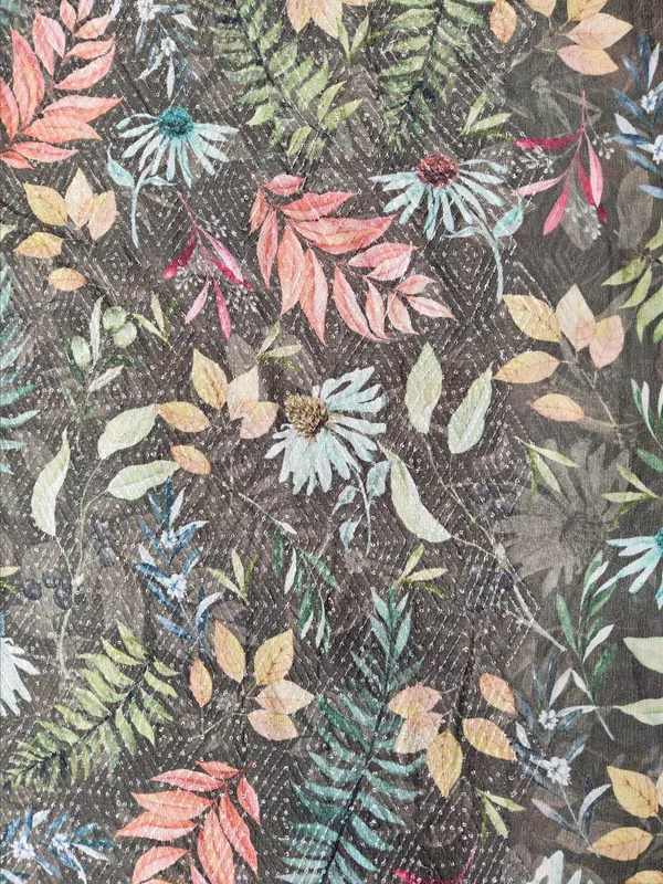 Muted_Grey_Chinon_Silk_Fabrics_For_Women