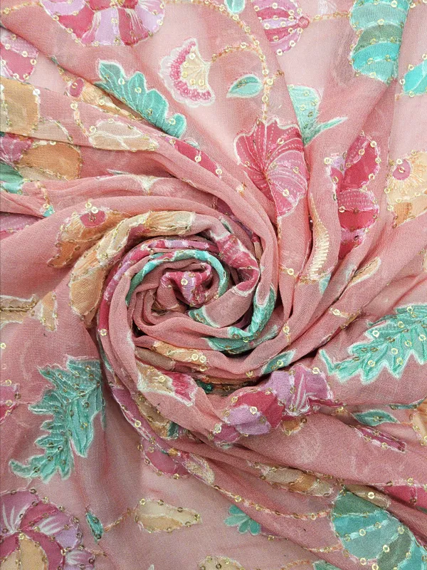Blush_Pink_Georgette_Fabrics_For_Women