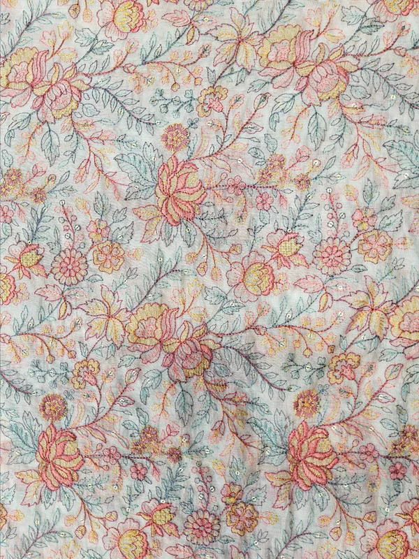 Coral_Pink_Chanderi_Silk_Fabrics_For_Women