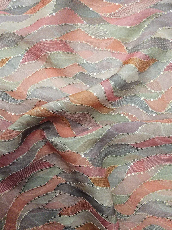 Pastel_Multicolour_Organza_Fabrics_For_Women