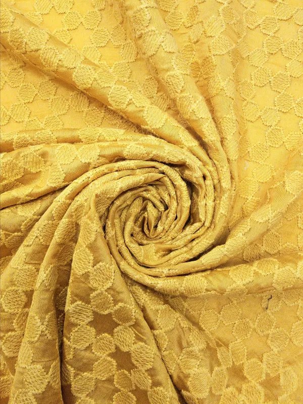 Mustard_Yellow_Chanderi_Silk_Fabrics_For_Women