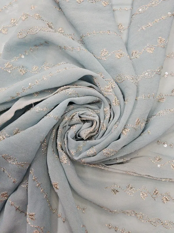 Powder_Blue_Georgette_Fabrics_For_Women