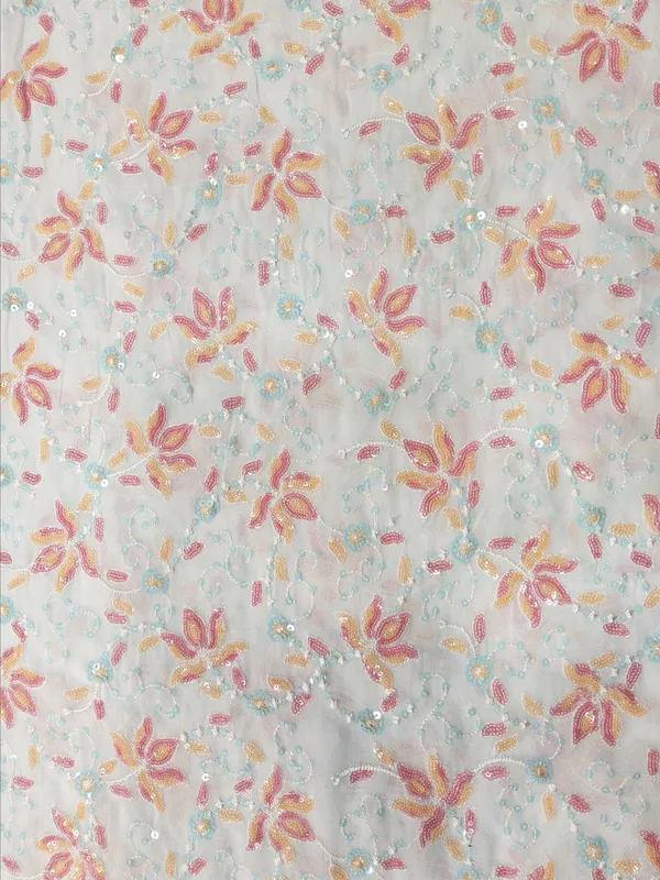 White_Viscose_Georgette_Fabrics_For_Women