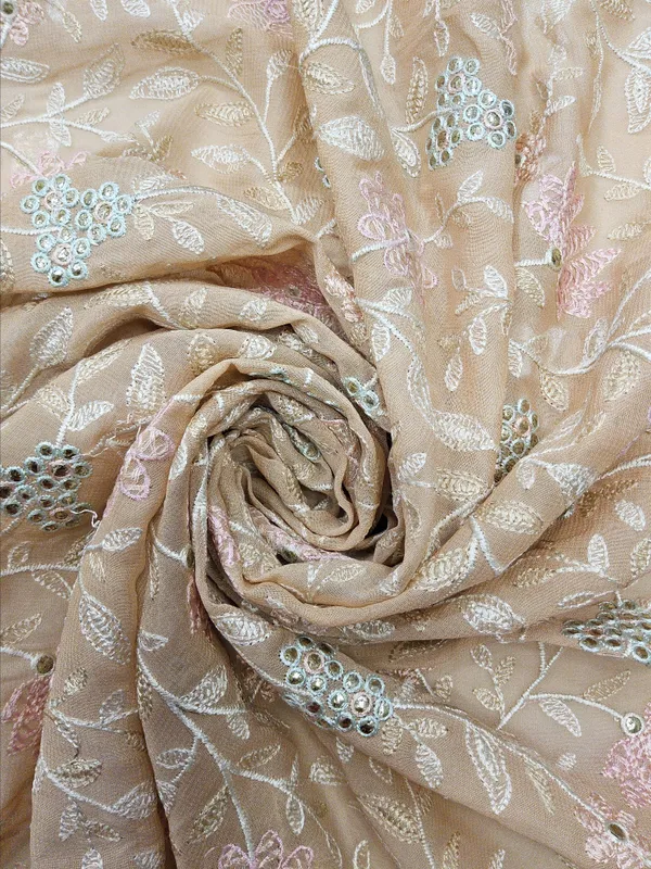Light_Beige_Viscose_Georgette_Fabrics_For_Women