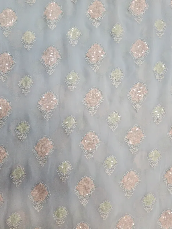 Powder_Blue_Georgette_Fabrics_For_Women
