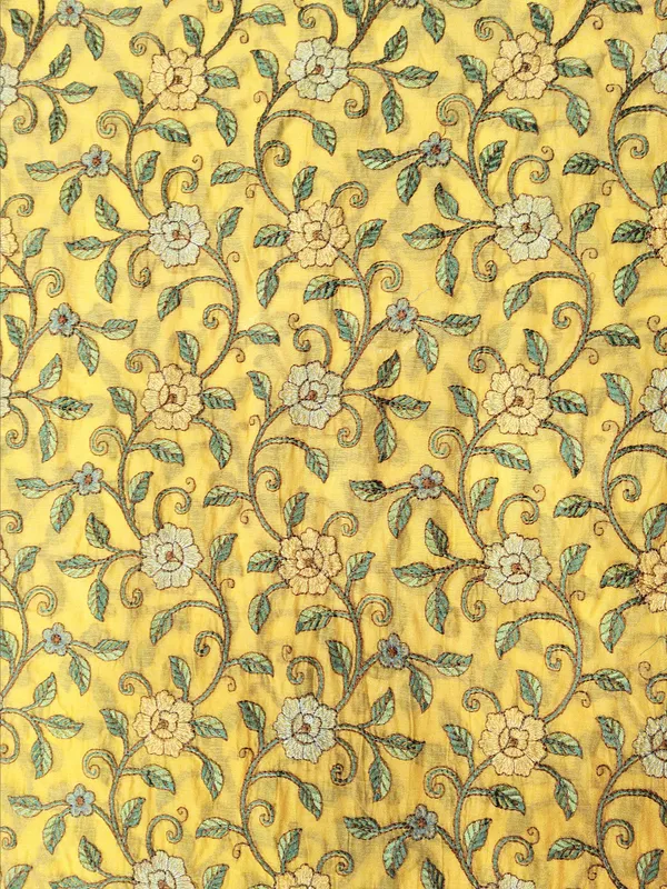 Mustard_Yellow_Chanderi_Silk_Fabrics_For_Women