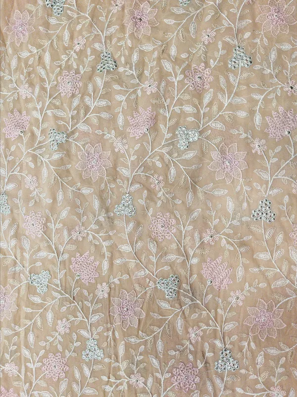 Light_Beige_Viscose_Georgette_Fabrics_For_Women