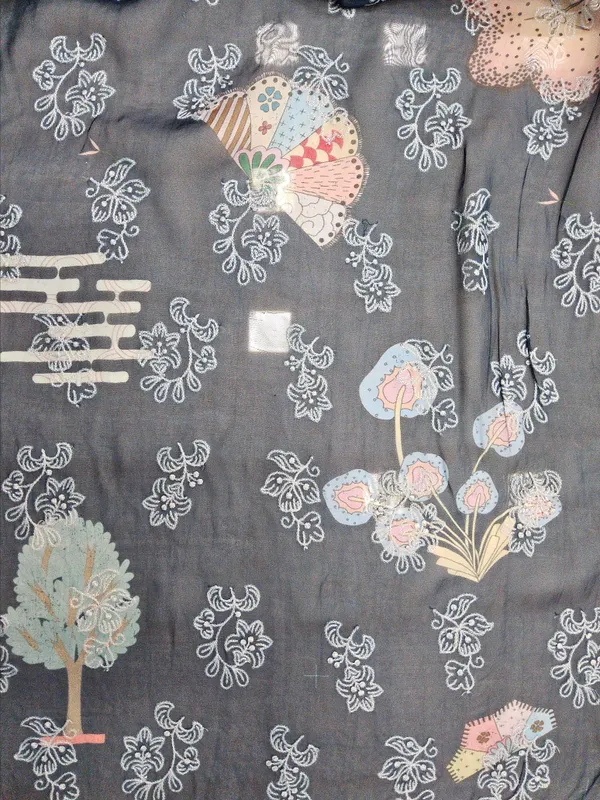 Dark_Teal_Blue_Organza_Fabrics_For_Women