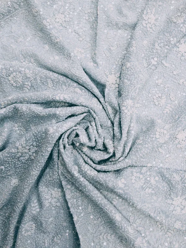 Powder_Blue_Georgette_Fabrics_For_Women