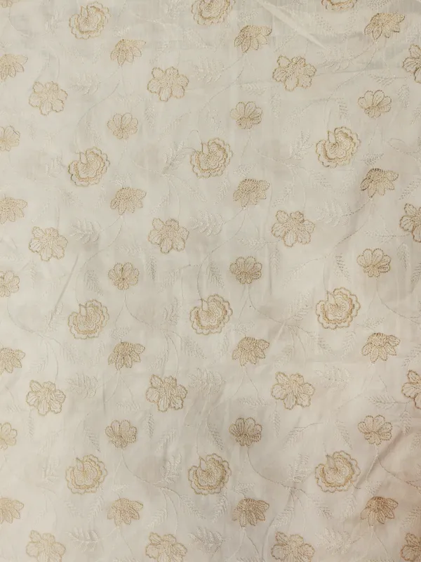 Off_White_And_Gold_Silk_Fabrics_For_Women