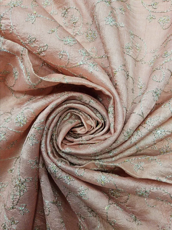 Pink_Slub_Silk_Fabrics_For_Women