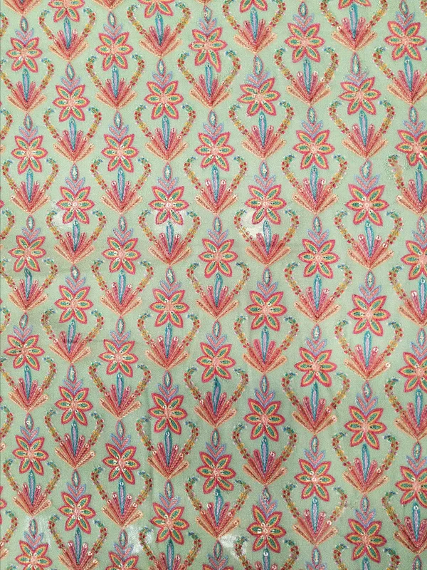 Mint_Green_Georgette_Fabrics_For_Women