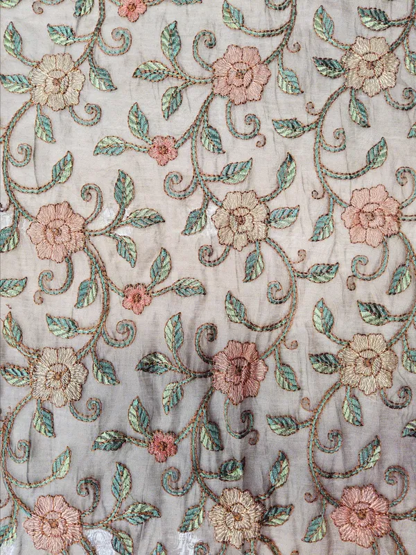 Taupe_Grey_Chanderi_Silk_Fabrics_For_Women
