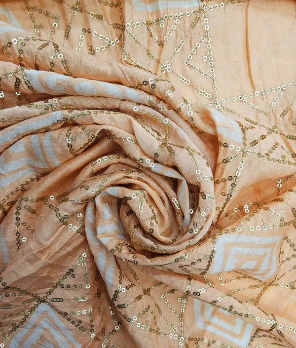 Soft_Peach_Chanderi_Silk_Fabrics_For_Women