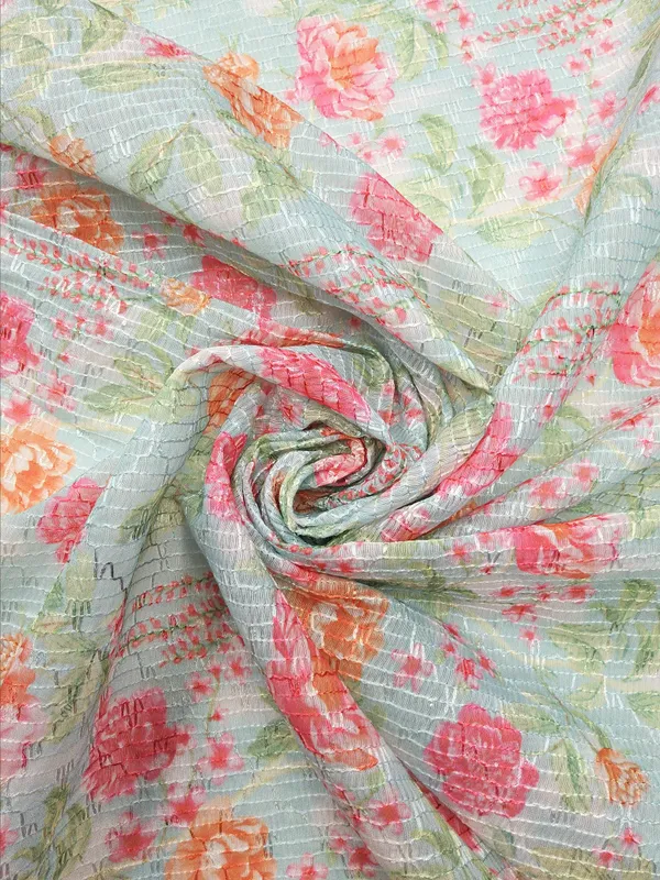 Pale_Seafoam_Green_Chinon_Chiffon_Fabrics_For_Women