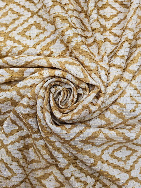 Mustard_Yellow_And_Off_White_Linen_Fabrics_For_Women