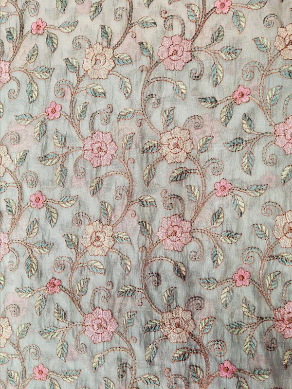 Mint_Green_Chanderi_Silk_Fabrics_For_Women