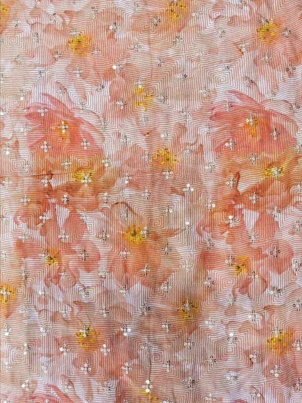 Peach_Mul_Silk_Fabrics_For_Women